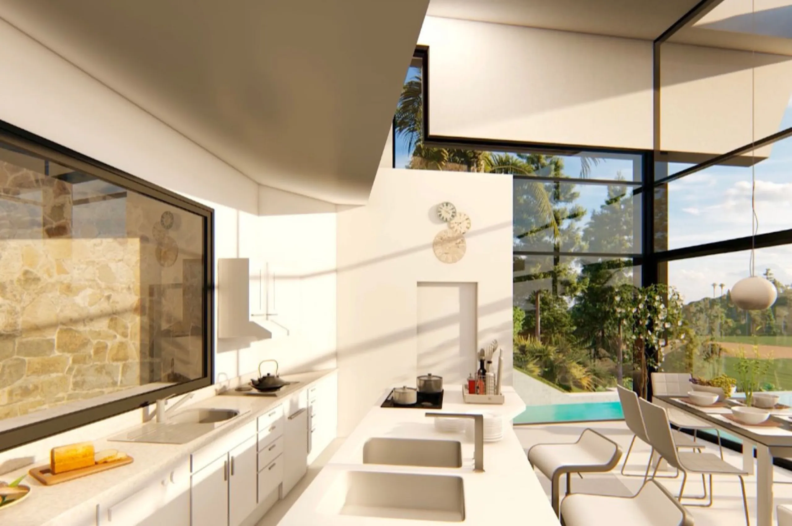 House - Detached Villa в продаже в Estepona, Málaga. В доме 3 спален и 2 ванных комнат. Площадь дома 420 м². Площадь участка 560 м²