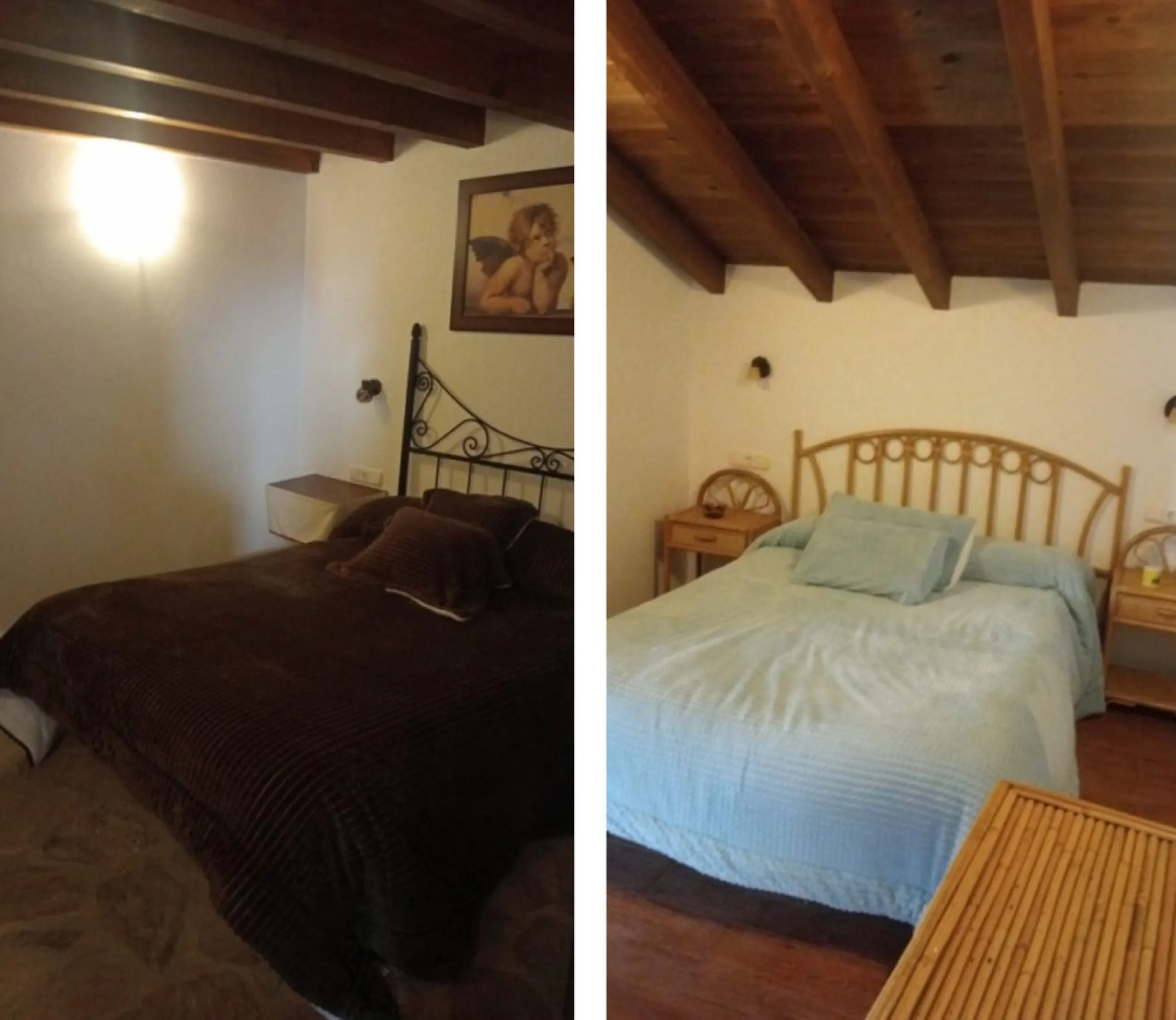 Rustic finca on a remote location. Ideal for nature lovers, family and a very peaceful location with modern comfort. The house is self-sustainable: Solar panels + wind-mill +battery for electricity. Own well for water. Wireless internet connection..