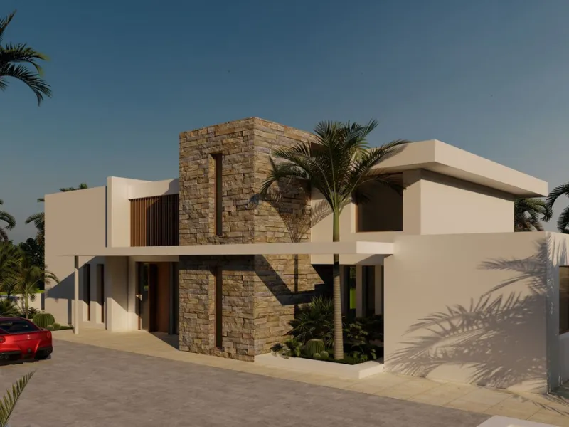 This beautiful contemporary ecological villa is an off plan in the beautiful area of Marbella Club Golf with stunning open golf views and mountain views and shall be finished with the highest specifications possible on 3 floors.