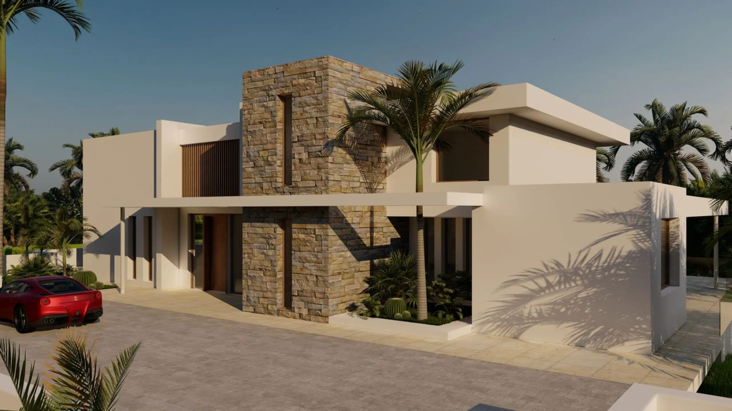 This beautiful contemporary ecological villa is an off plan in the beautiful area of Marbella Club Golf with stunning open golf views and mountain views and shall be finished with the highest specifications possible on 3 floors.
