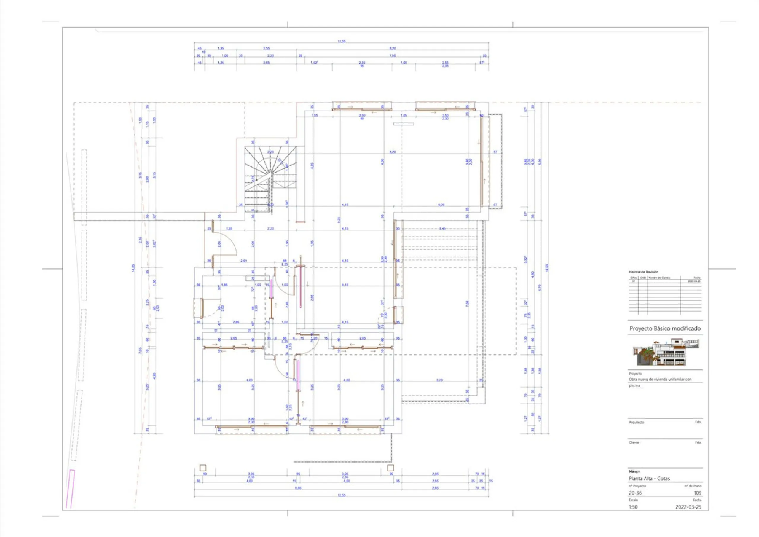 Project and licenses approved so construction can start as soon as the client wants. Off-plan luxury villa, 1st line golf in La Cala Golf consisting of 2 floors and a huge solarium with terrace and pool. This property will have 5 bedrooms, a studio/bedroo