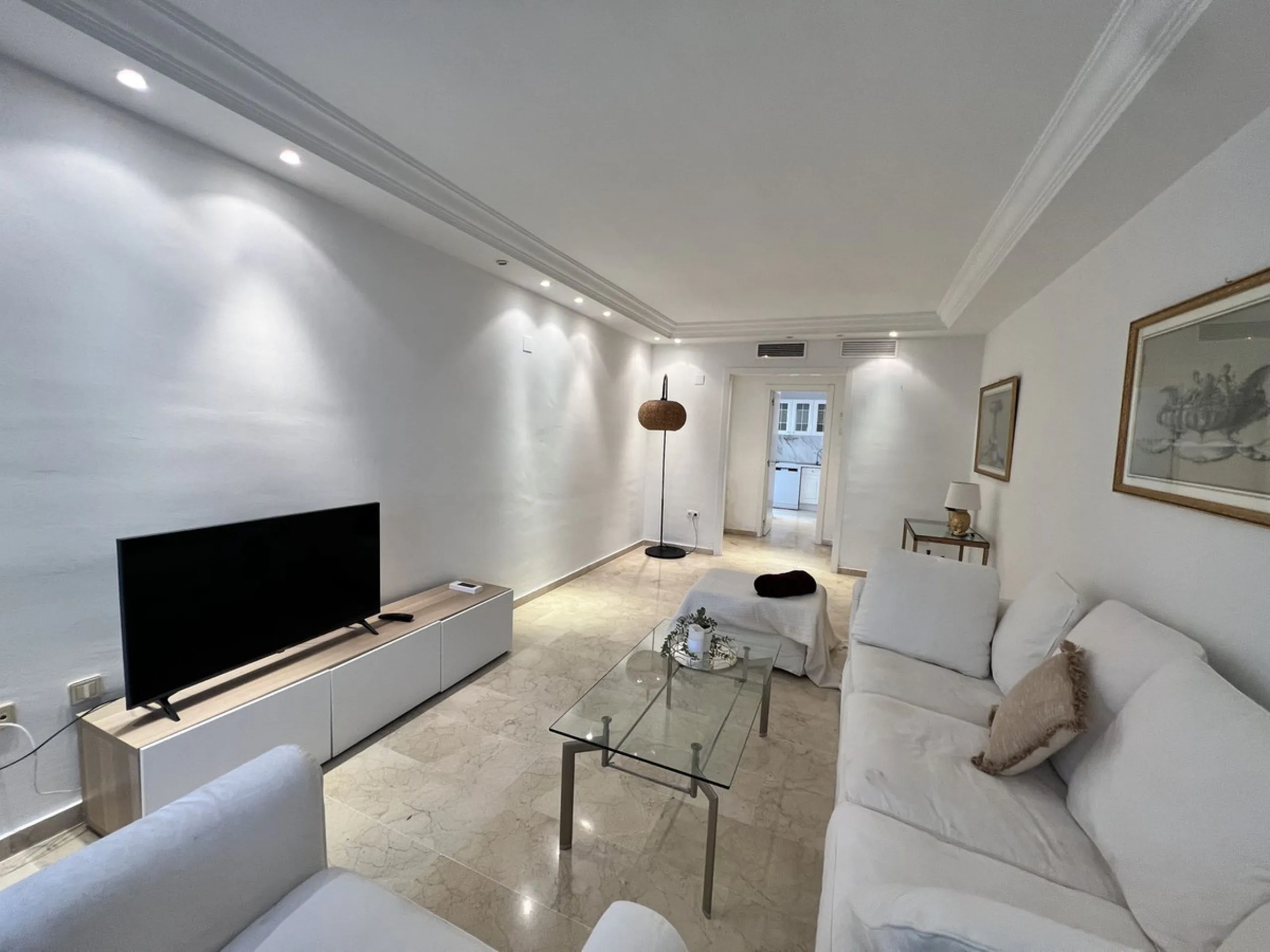 Renovated apartment converted two bedrooms on three bedroom,