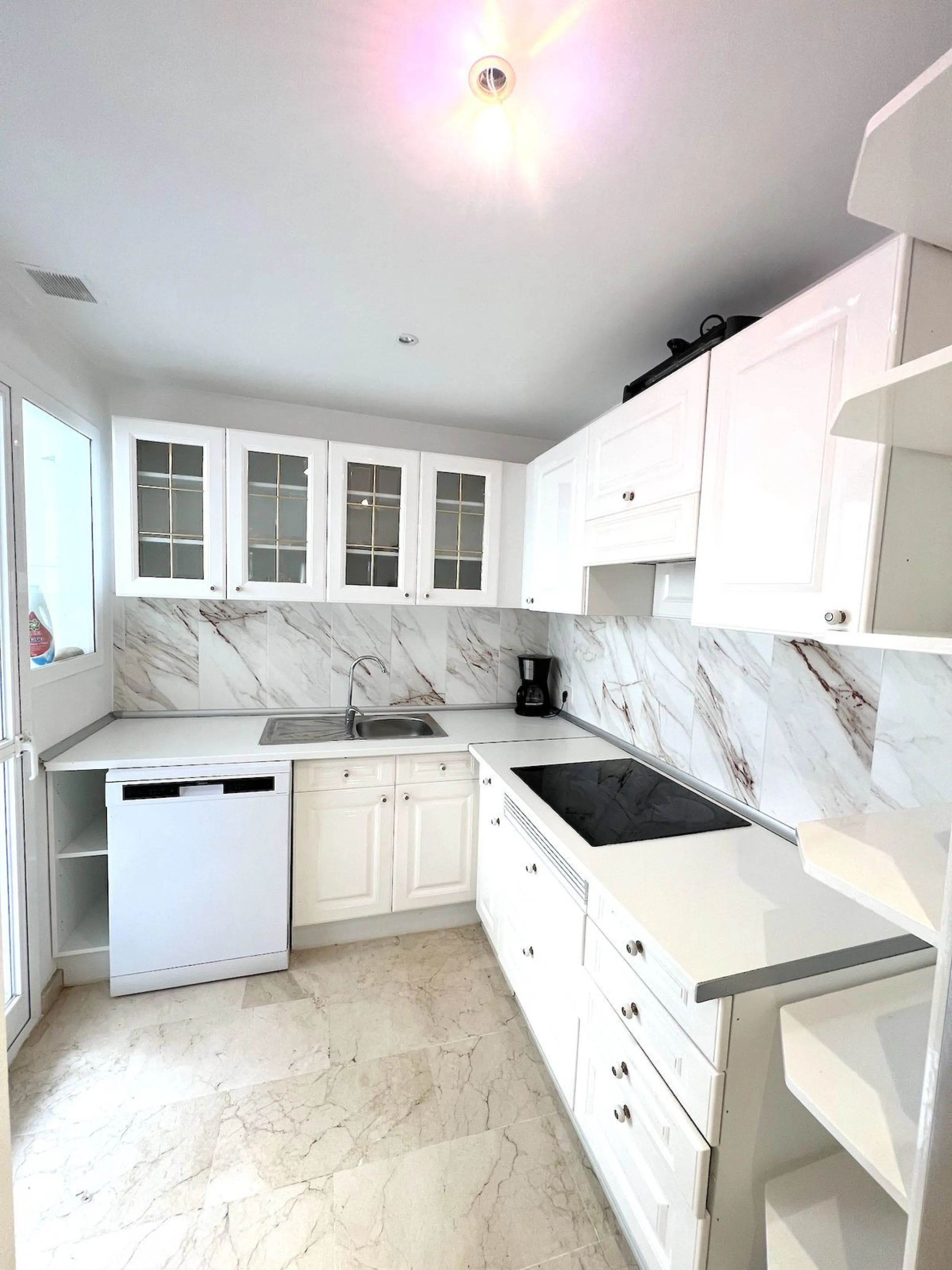 Renovated apartment converted two bedrooms on three bedroom,