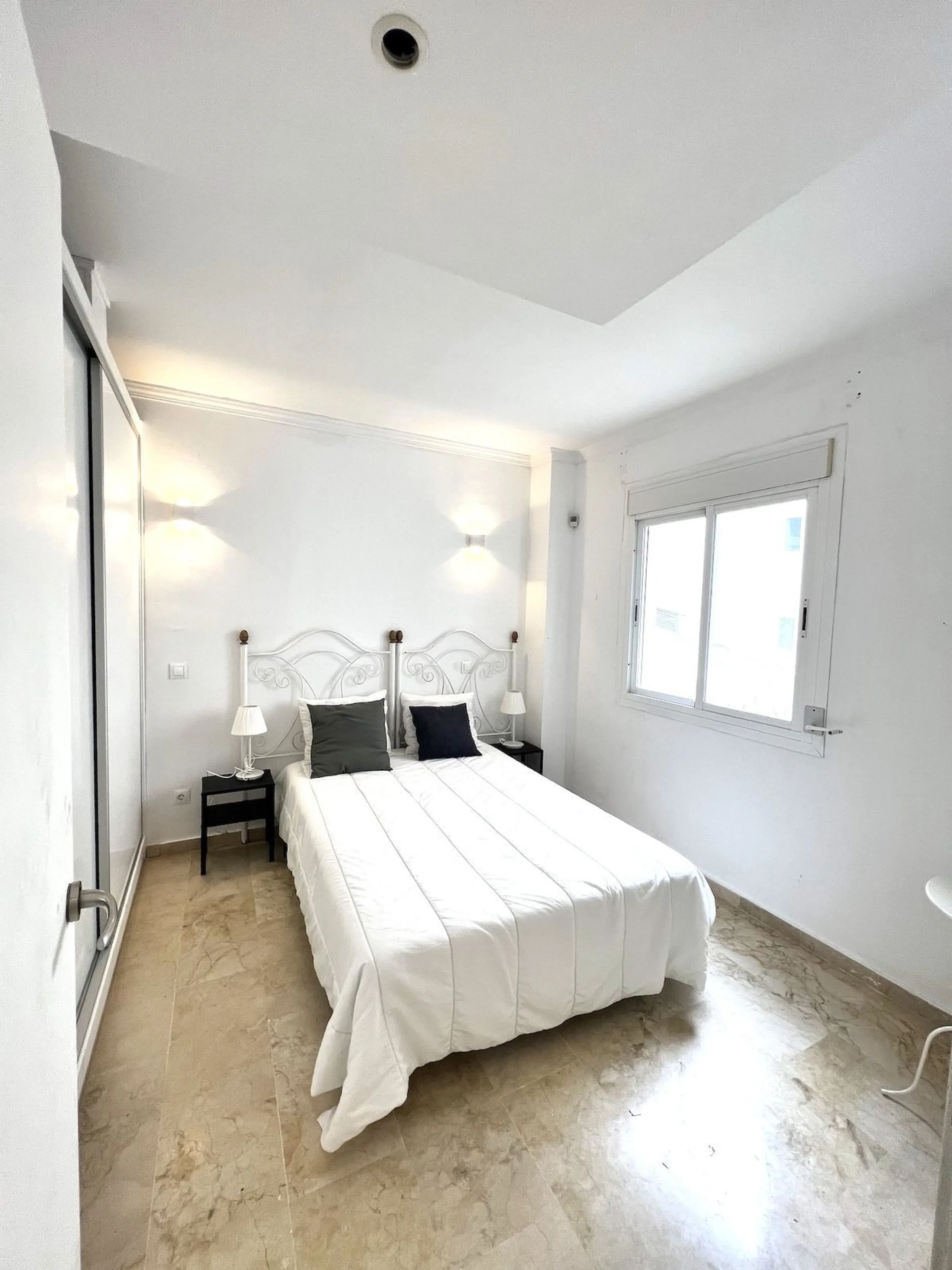 Renovated apartment converted two bedrooms on three bedroom,
