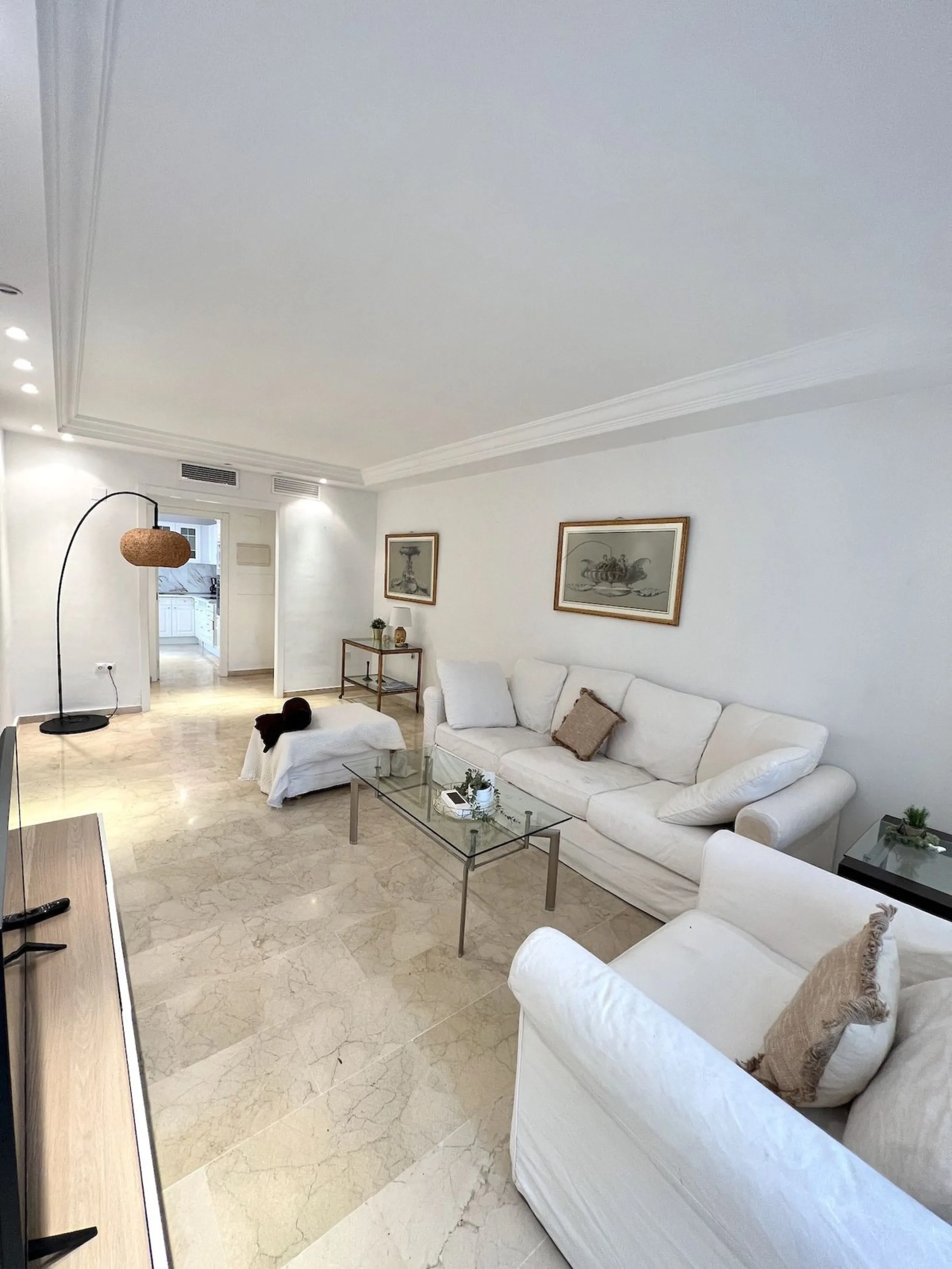 Renovated apartment converted two bedrooms on three bedroom,
