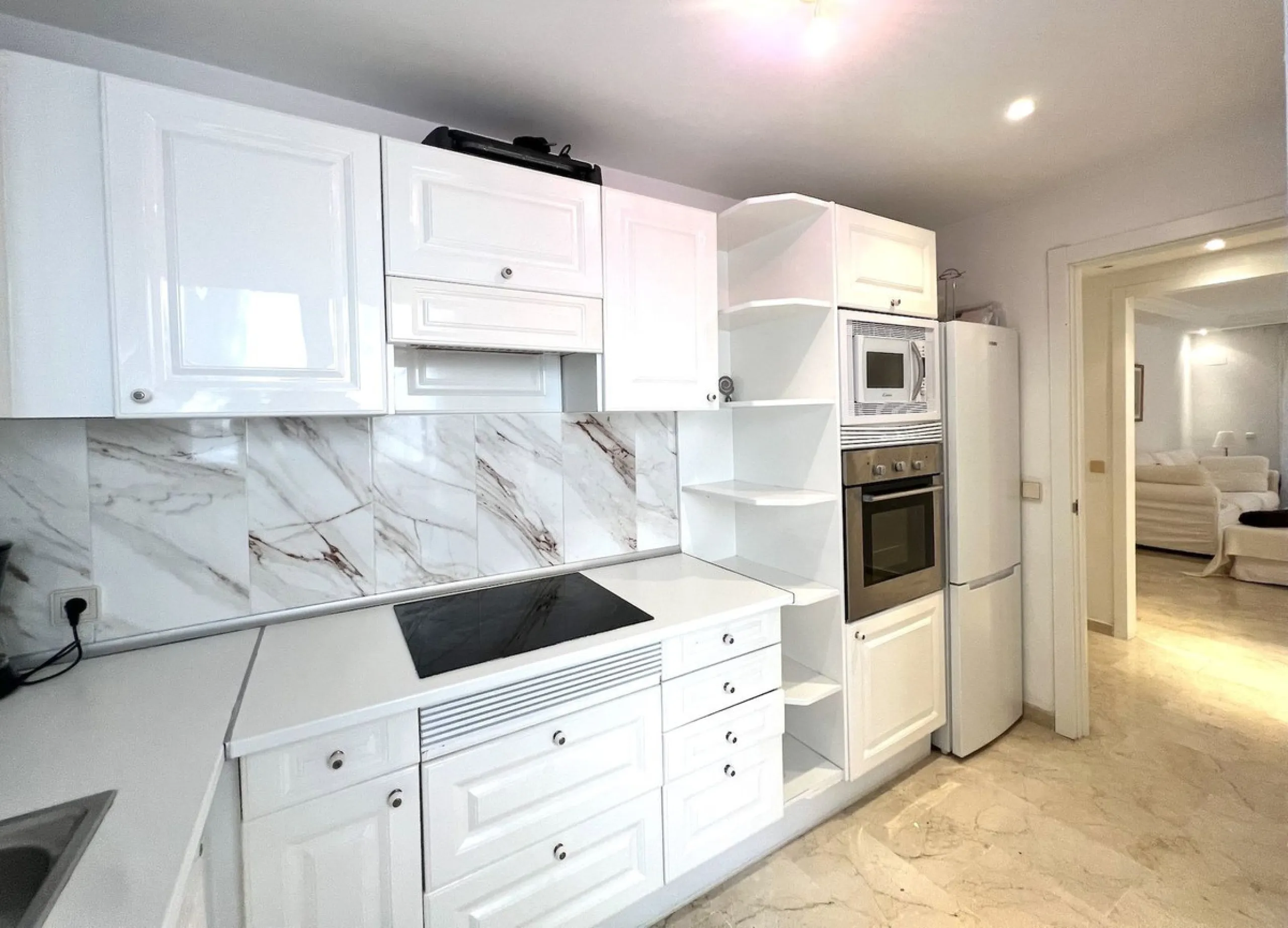 Renovated apartment converted two bedrooms on three bedroom,