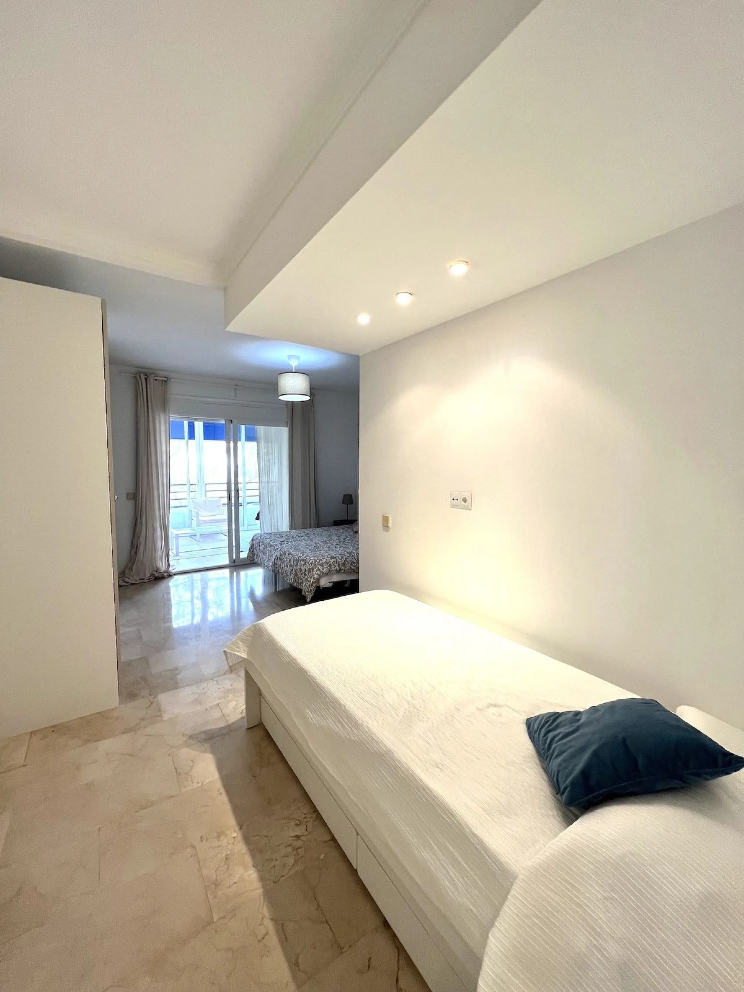 Renovated apartment converted two bedrooms on three bedroom,