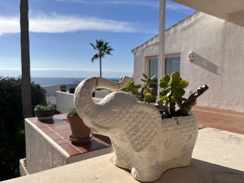 MAGNIFICENT DETACHED VILLA WITH BEAUTIFUL SEA VIEWS! Located in a URBANIZATION ON THE BEACHFRONT LINE, ONLY 2 MIN FROM THE BEACH ON FOOT AND 7 MIN BY CAR FROM THE HISTORIC CENTER OF ESTEPONA. It is very well connected on foot through the beautiful coastal