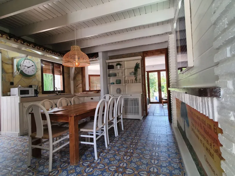 Charming Country Property for sale featuring two houses and two apartments, along with two swimming pools. This property holds a licence for rural tourism and is conveniently located very close to the town, surrounded by a fence ensuring privacy and secur