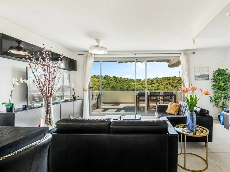 Enjoy Sophisticated Coastal Living in this fully furnished modern 3 Bedroom Duplex Penthouse with Sea Views in Estepona.