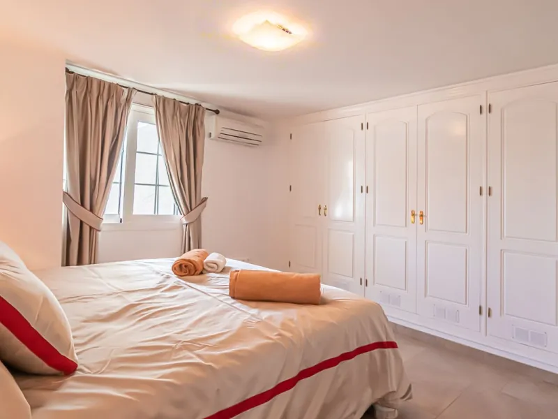 Nestled in the Urb. Torrenueva, Mijas Costa, this enchanting, six-bedroom villa, divided over two floors, epitomizes charm and elegance. Ideal for rental purposes to produce ROI or as a two family home. (Tourist Rental Licence in place). Located in the pi