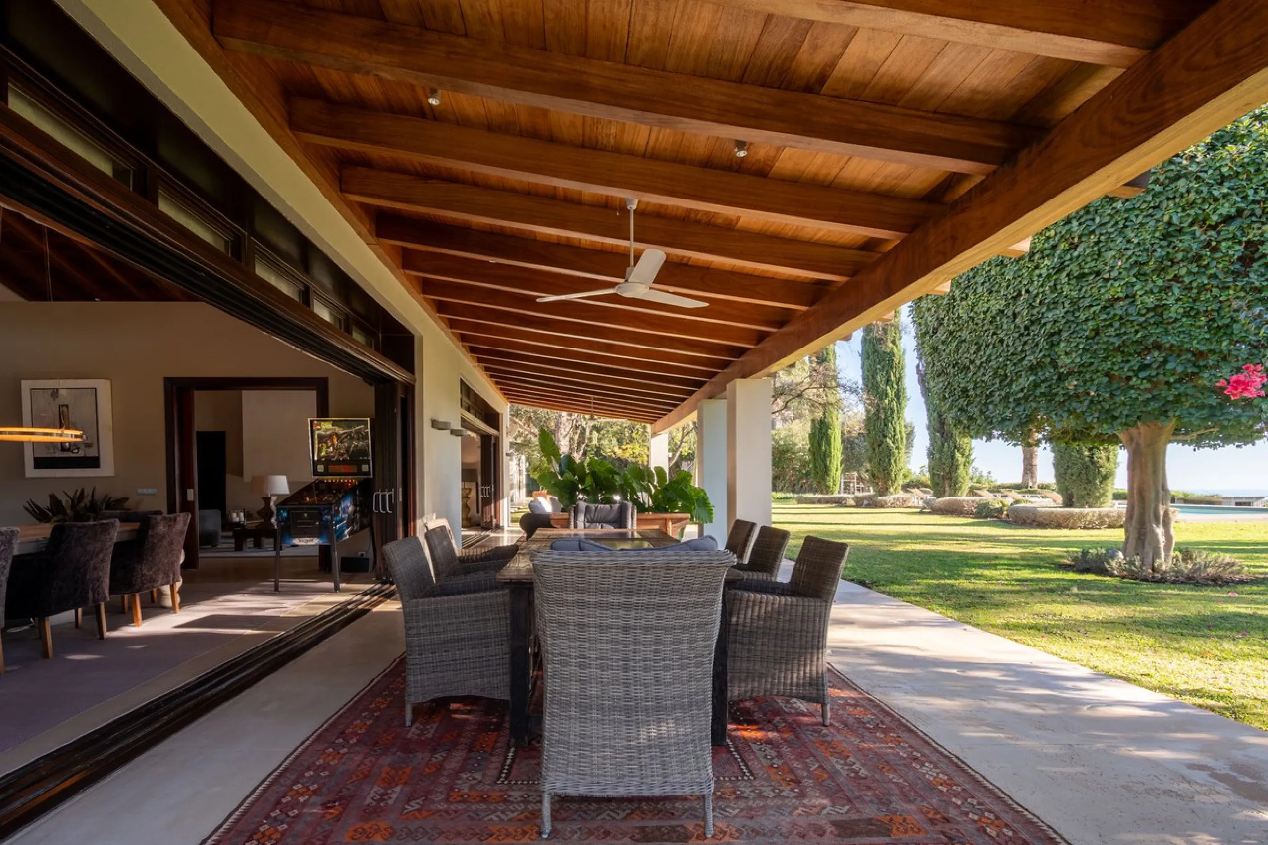 A beautiful south west facing detached villa, nestled in the exclsusive urbanisation of La Zagaleta of Benahavis on  the Costa del Sol.