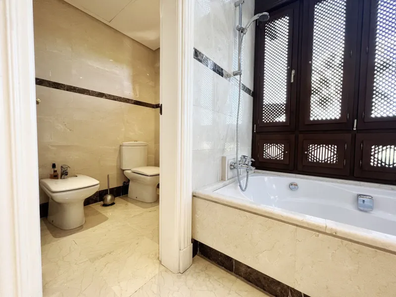 "A three bedroom duplex penthouse in La Alzambra Hill Club, a 24hr gated and secure development, set on lush tropical gardens with waterfalls, communal swimming pool and a gymnasium.