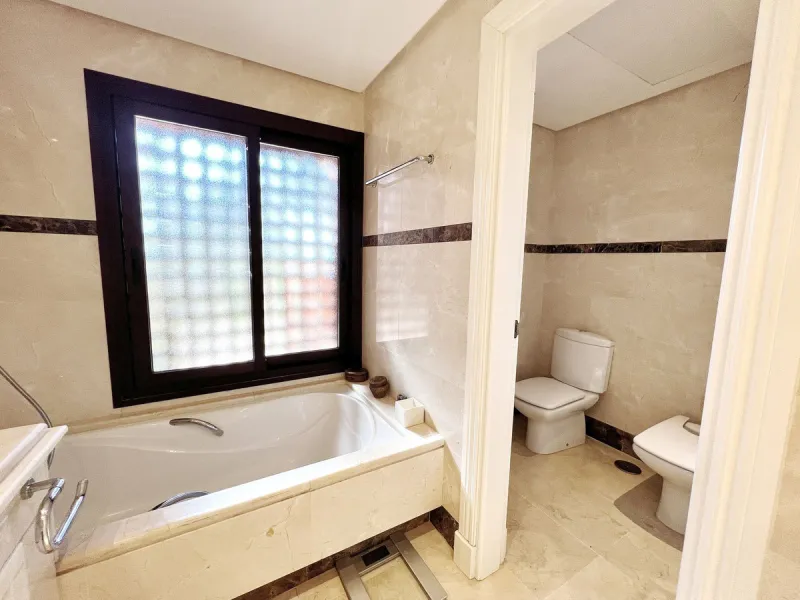 "A three bedroom duplex penthouse in La Alzambra Hill Club, a 24hr gated and secure development, set on lush tropical gardens with waterfalls, communal swimming pool and a gymnasium.