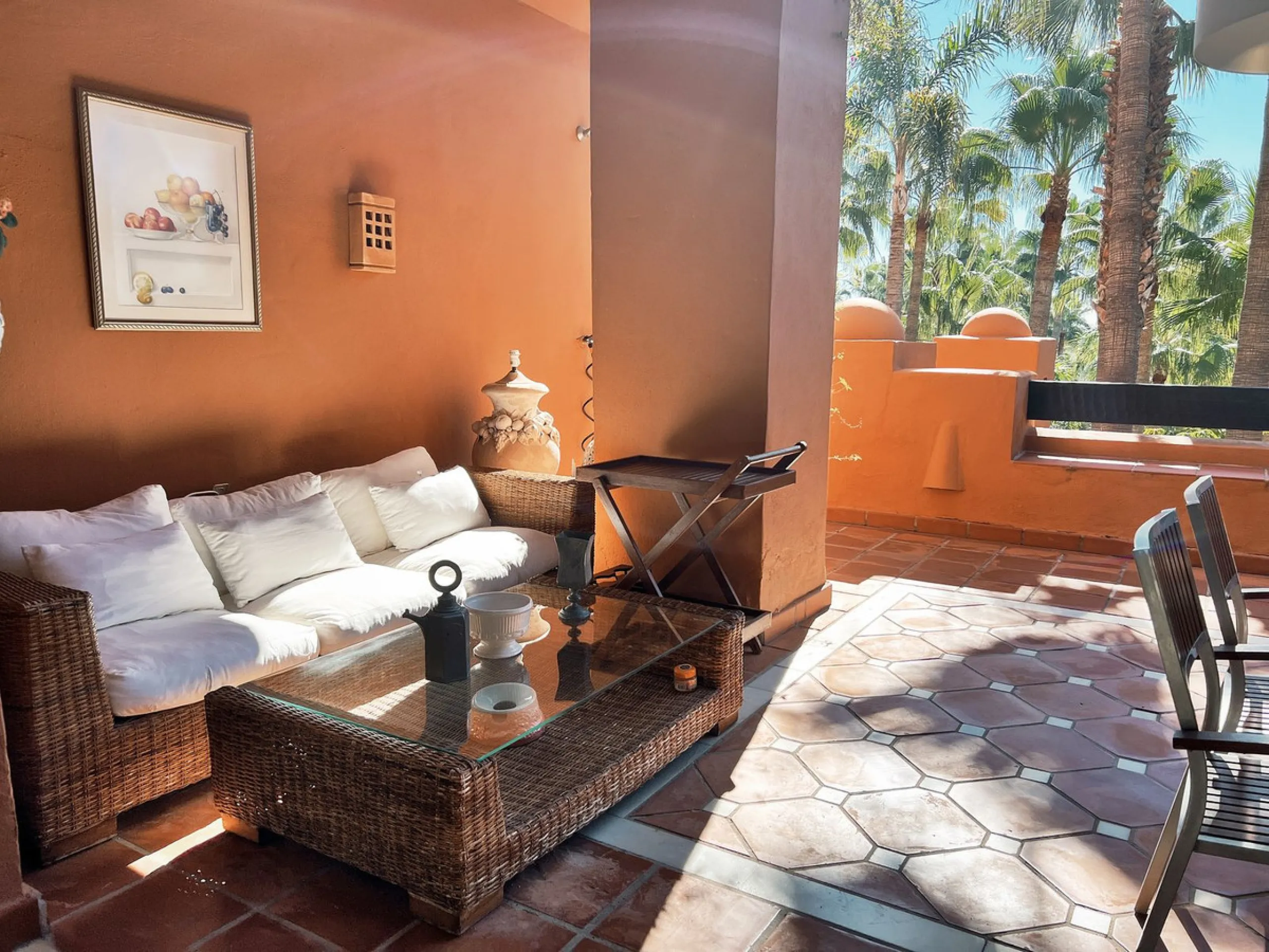 "A three bedroom duplex penthouse in La Alzambra Hill Club, a 24hr gated and secure development, set on lush tropical gardens with waterfalls, communal swimming pool and a gymnasium.