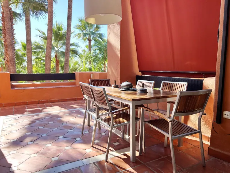 "A three bedroom duplex penthouse in La Alzambra Hill Club, a 24hr gated and secure development, set on lush tropical gardens with waterfalls, communal swimming pool and a gymnasium.