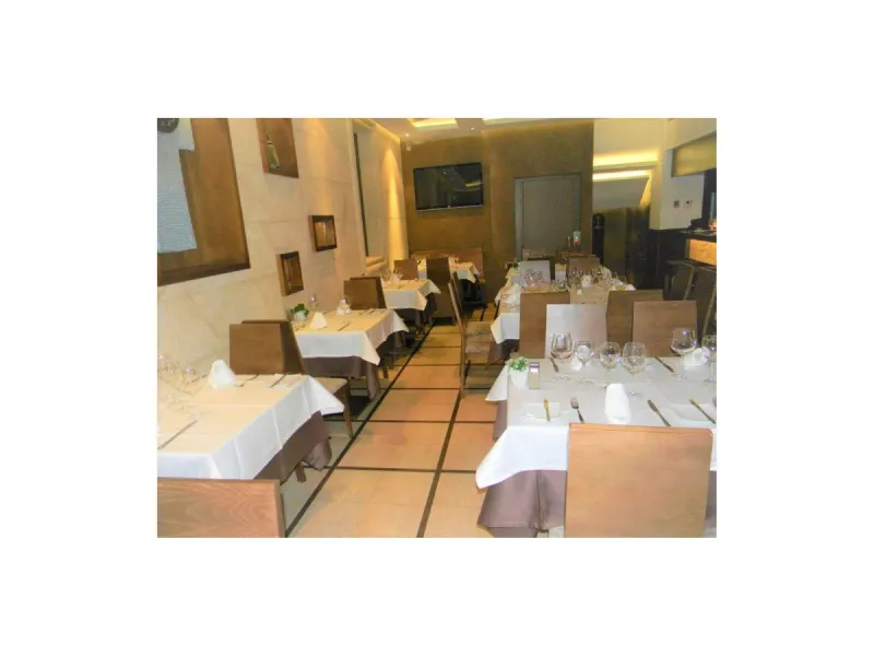 Premises in which a restaurant was operating, currently closed.