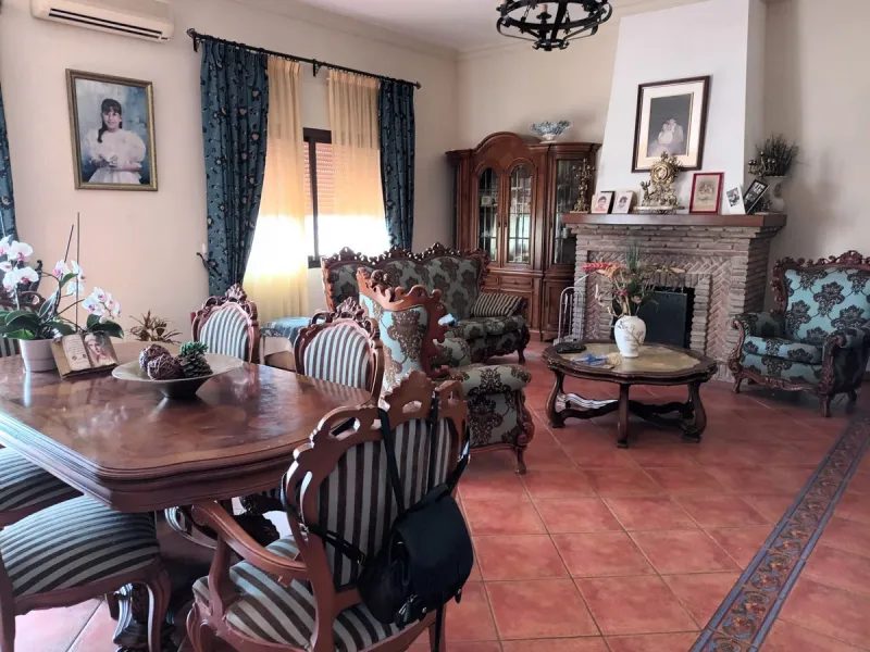 Large house in the centre of Cancelada with almost 4,000 m2 of land around it.