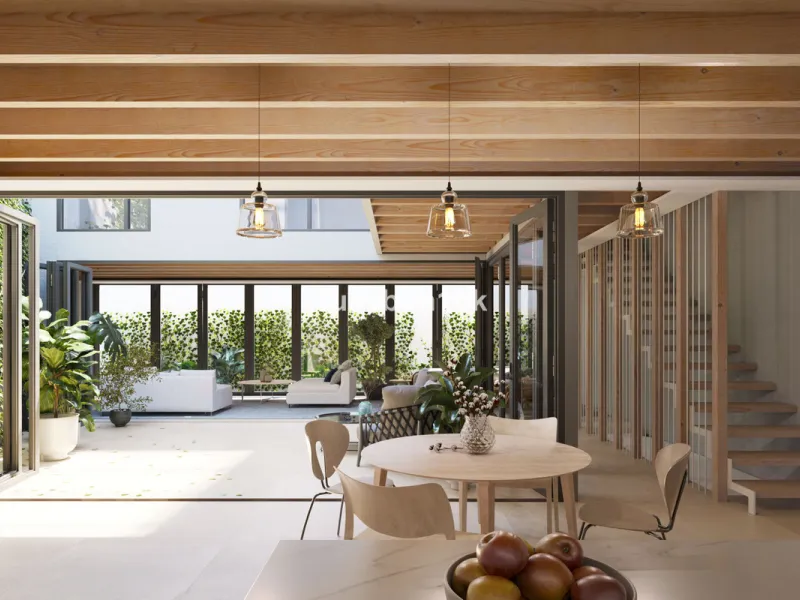 The UNIQUE project offers a total of 11 luxury semi-detached single-family homes, ranging in size from 260m2 to 360m2. These homes are located in an exclusive complex and feature exceptional characteristics, such as unique private patios and spacious terr