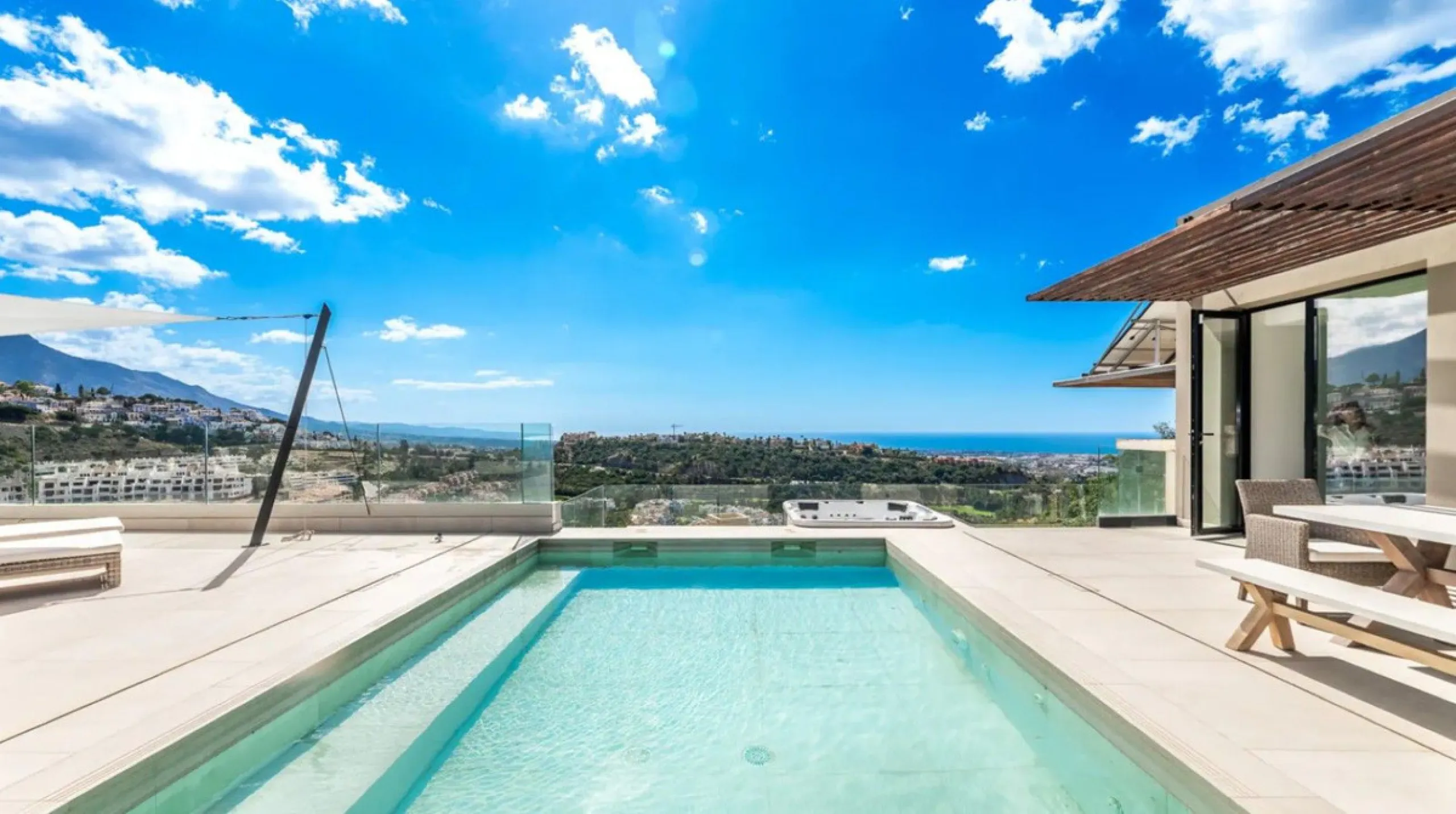 Stunning Modern Villa with 7 Bedrooms and Panoramic Sea and Mountain Views in Los Arqueros, Benahavís