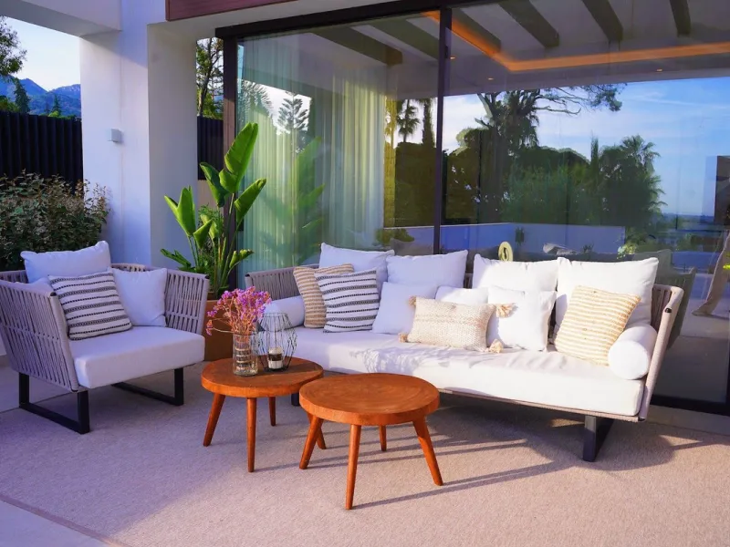 Modern luxury villa of exceptional qualities is located in a gated community, consisting of only 12 villas, with 24 hour security guards and concierge services situated in a green oasis on the edge of the famous Golden Mile and just a few metres from the 