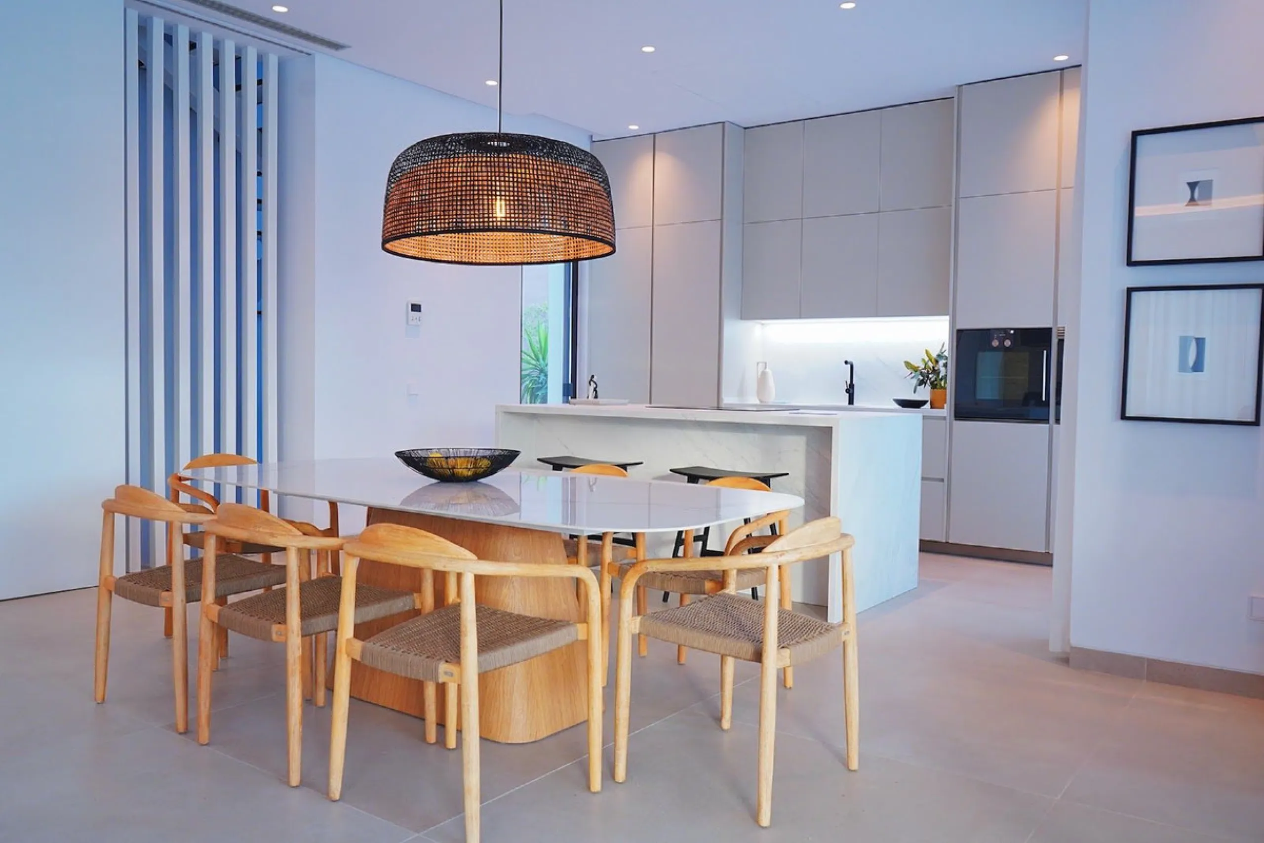 Modern luxury villa of exceptional qualities is located in a gated community, consisting of only 12 villas, with 24 hour security guards and concierge services situated in a green oasis on the edge of the famous Golden Mile and just a few metres from the 