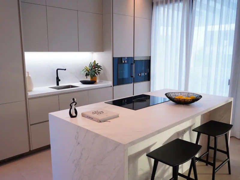 Modern luxury villa of exceptional qualities is located in a gated community, consisting of only 12 villas, with 24 hour security guards and concierge services situated in a green oasis on the edge of the famous Golden Mile and just a few metres from the 