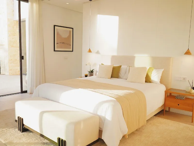 Modern luxury villa of exceptional qualities is located in a gated community, consisting of only 12 villas, with 24 hour security guards and concierge services situated in a green oasis on the edge of the famous Golden Mile and just a few metres from the 