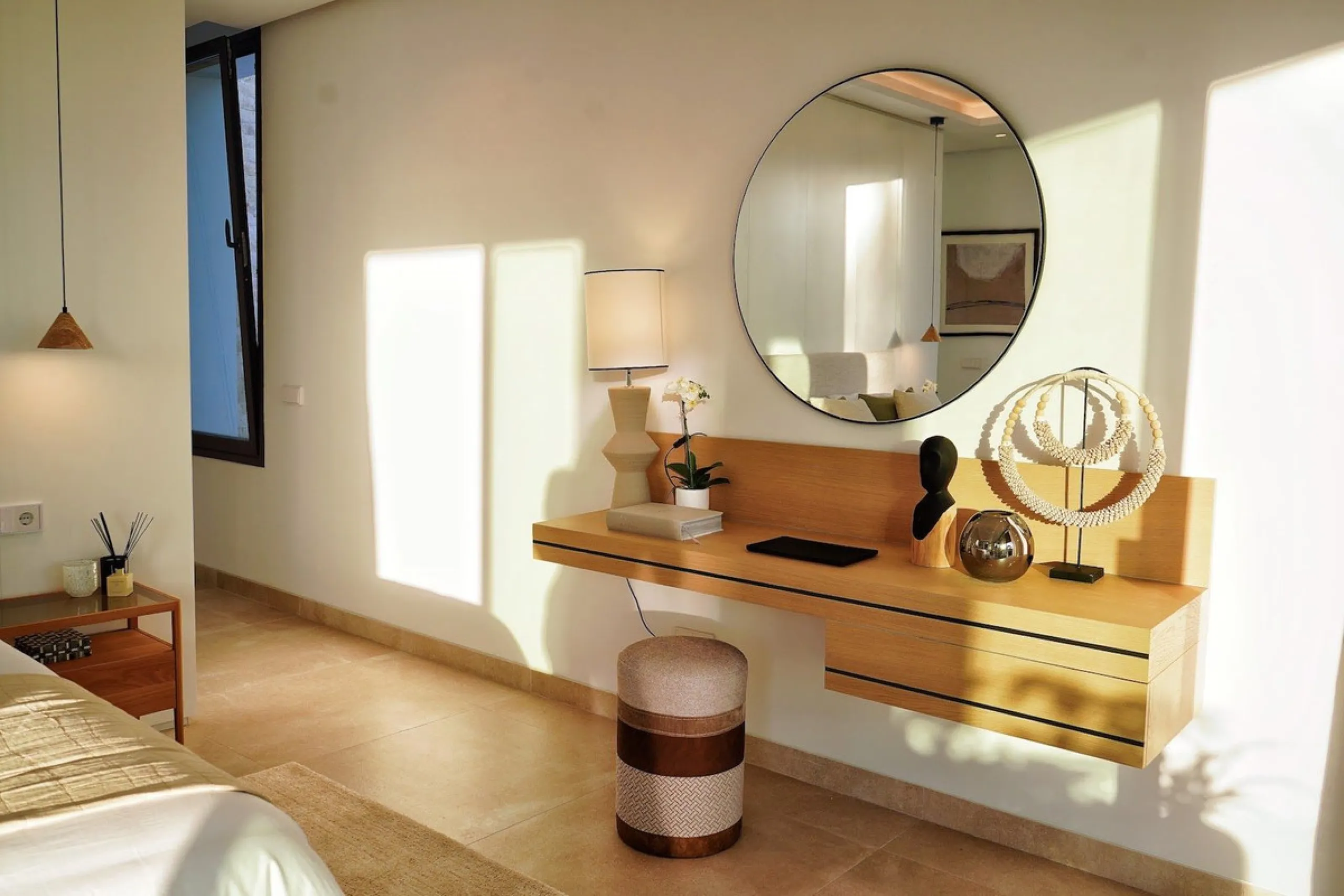 Modern luxury villa of exceptional qualities is located in a gated community, consisting of only 12 villas, with 24 hour security guards and concierge services situated in a green oasis on the edge of the famous Golden Mile and just a few metres from the 