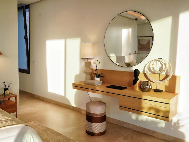 Modern luxury villa of exceptional qualities is located in a gated community, consisting of only 12 villas, with 24 hour security guards and concierge services situated in a green oasis on the edge of the famous Golden Mile and just a few metres from the 