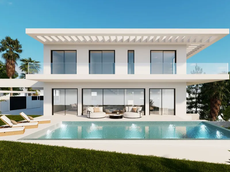 LUXURY CONTEMPORARY TAILOR-MADE VILLA IN MARBELLA WITH BUILDING LICENSE.