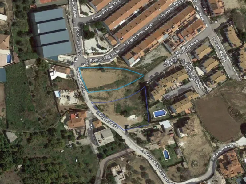 2 COMMERCIAL PLOTS FOR SALE near MIJAS PUEBLO with project to build promotion of: