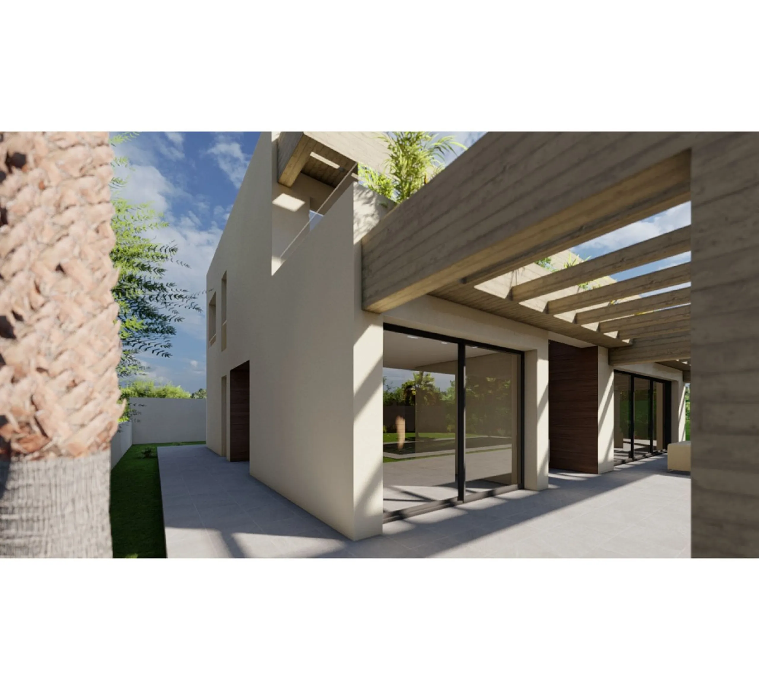 ESTEPONA, NEW GOLDEN MILE, BEACHSIDE PLOT WITH MODERN VILLA PROJECT & LICENCE INCLUDED IN THE PRICE (the cost of construction is NOT included)