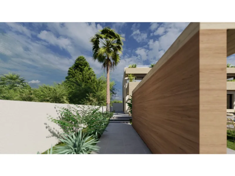 ESTEPONA, NEW GOLDEN MILE, BEACHSIDE PLOT WITH MODERN VILLA PROJECT & LICENCE INCLUDED IN THE PRICE (the cost of construction is NOT included)