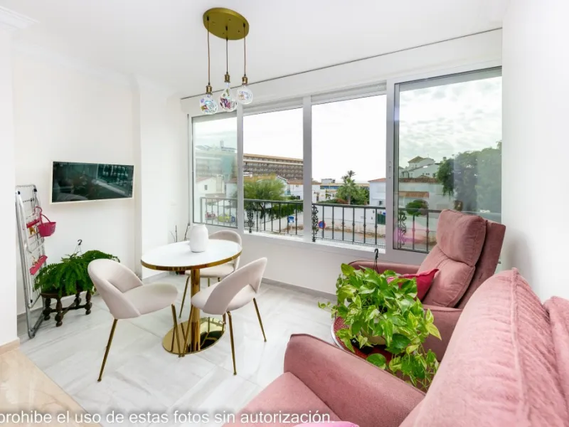 Large apartment in La Cala de Mijas on the second line of the beach.