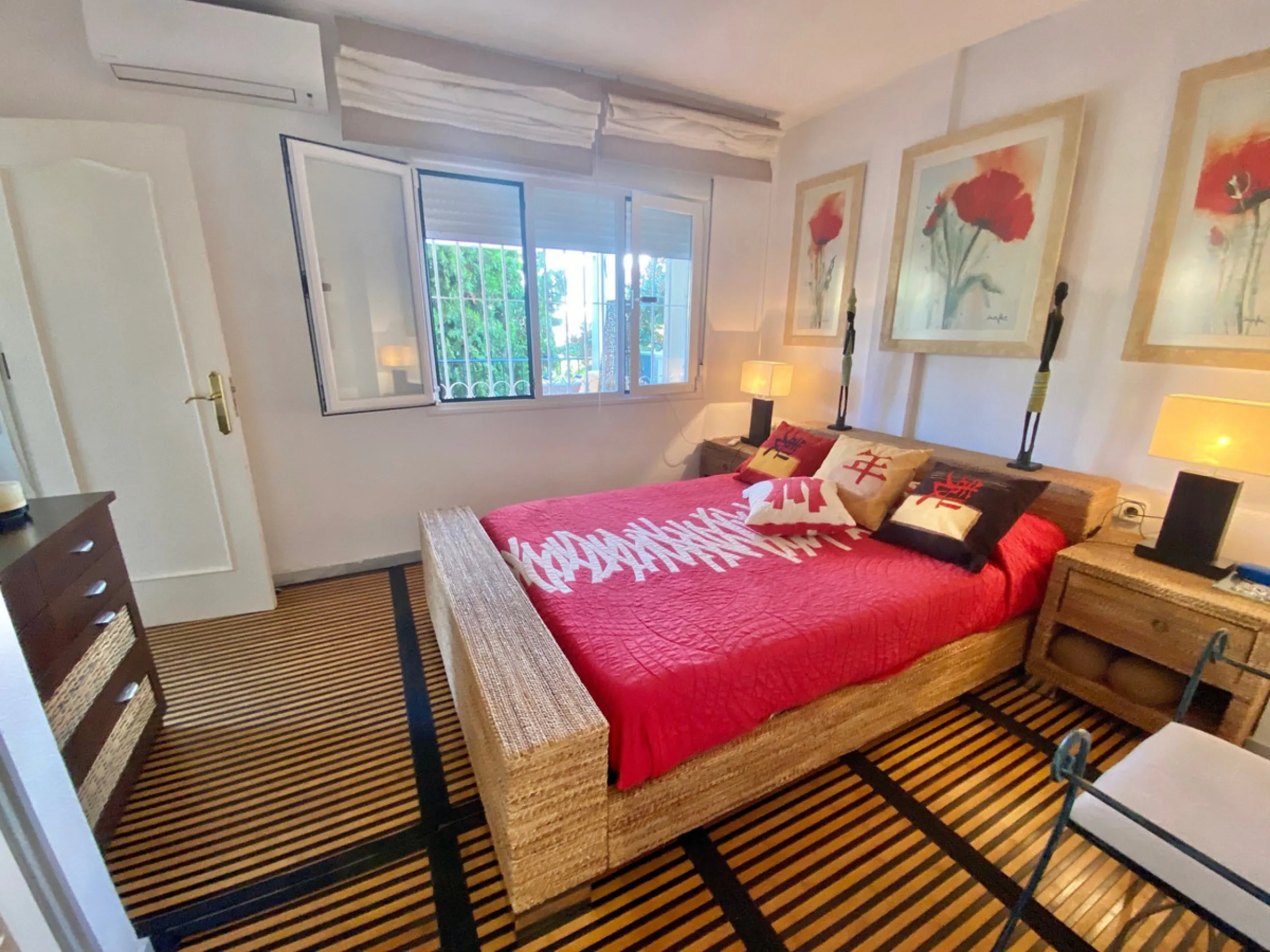This impressive apartment is situated in the prestigious Nagüeles area on the renowned Marbella Golden Mile, offering a prime location in Marbella, Malaga. The property provides convenient access to a range of amenities and is ideally positioned near tran