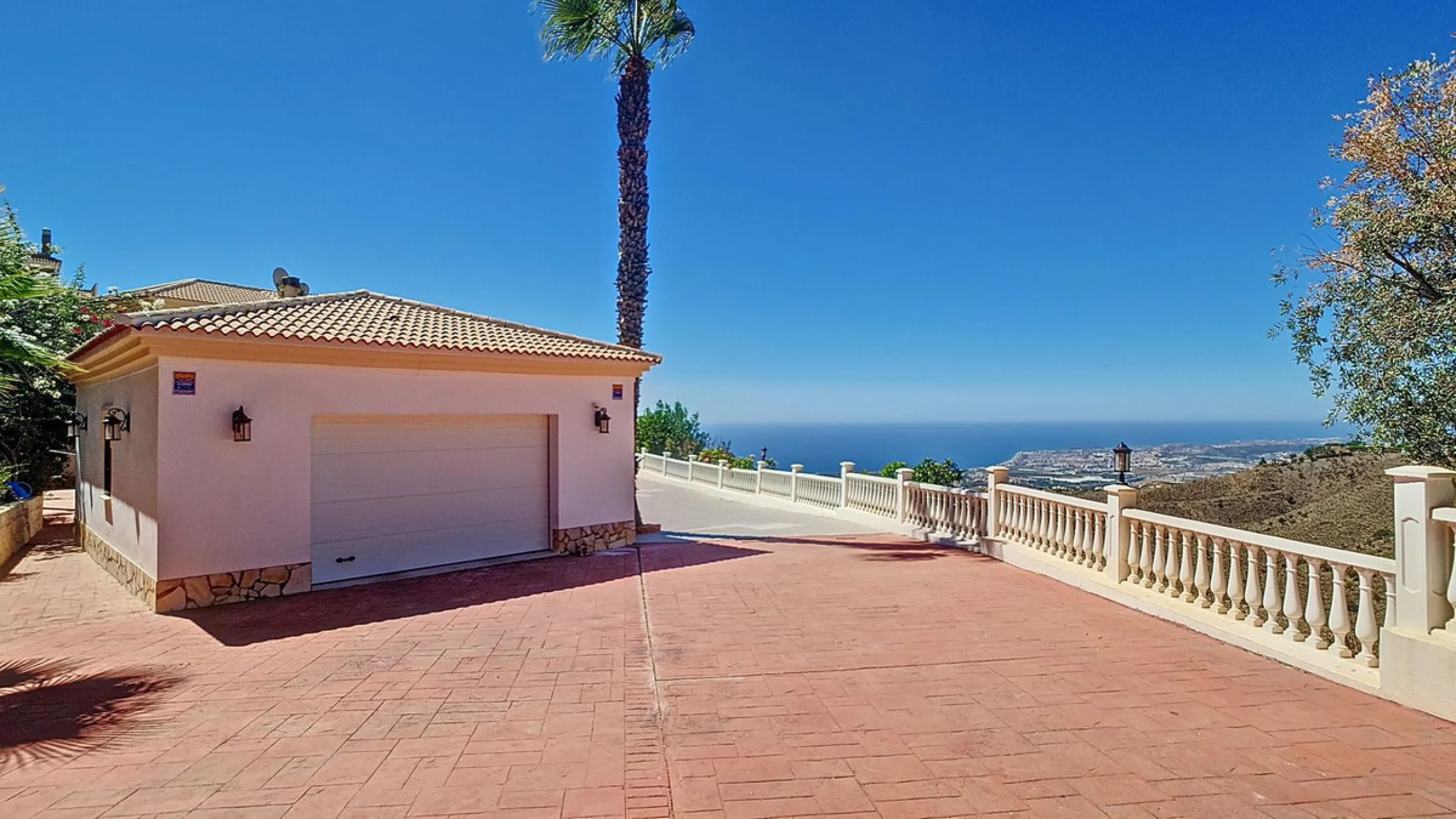 Enjoy breathtaking views of the Mediterranean Sea and surrounding mountains.