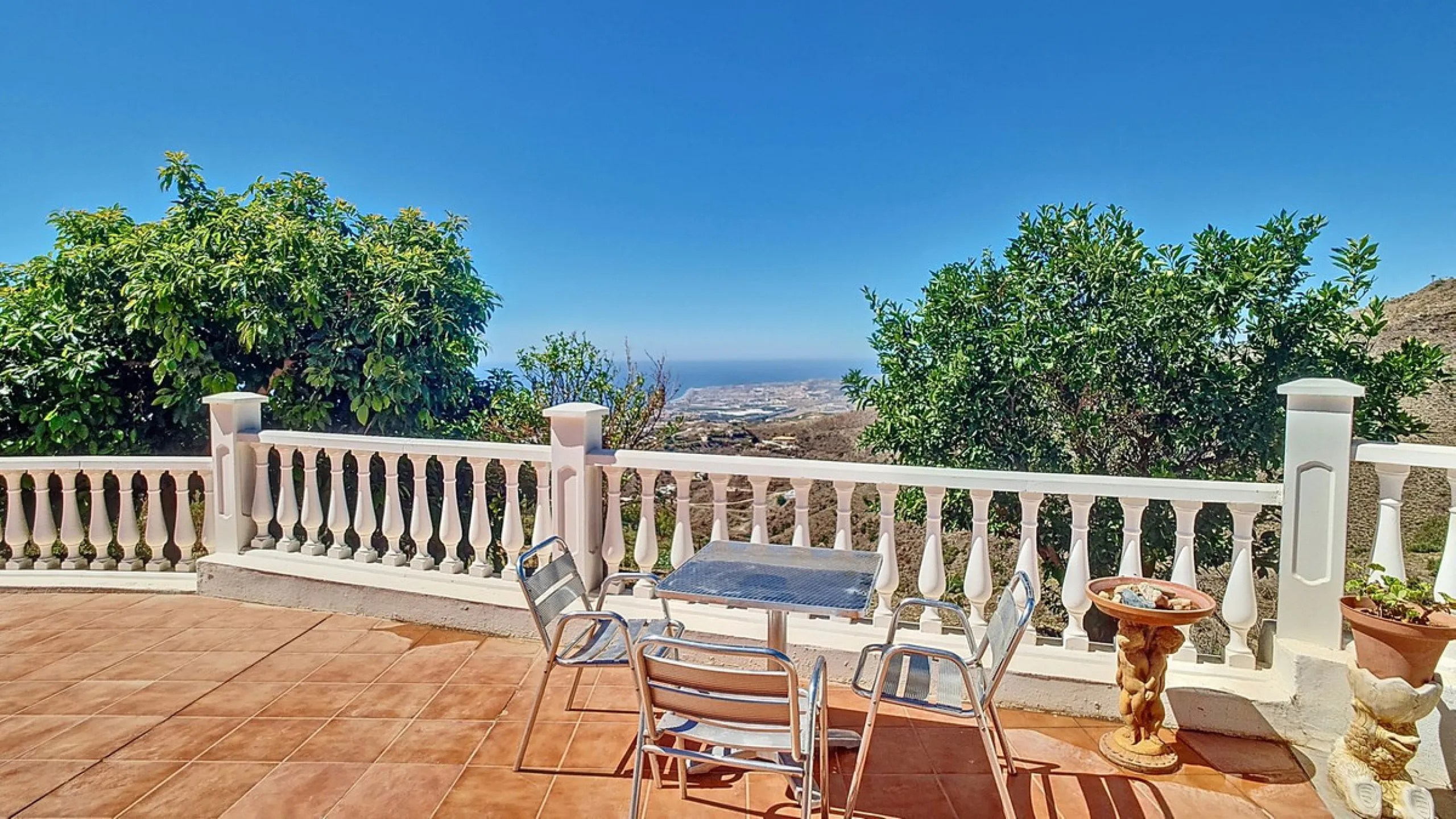 Enjoy breathtaking views of the Mediterranean Sea and surrounding mountains.