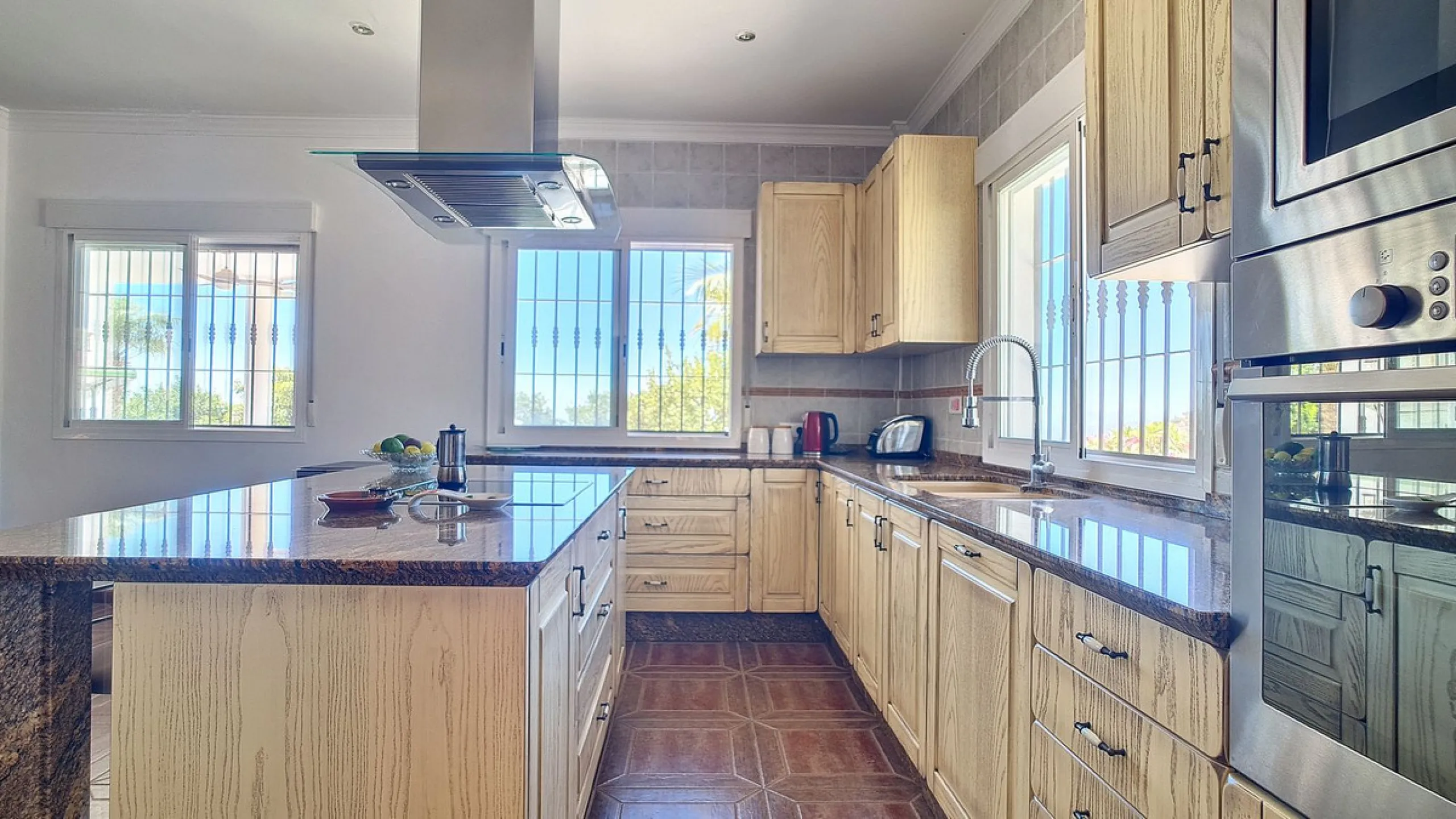 Enjoy breathtaking views of the Mediterranean Sea and surrounding mountains.