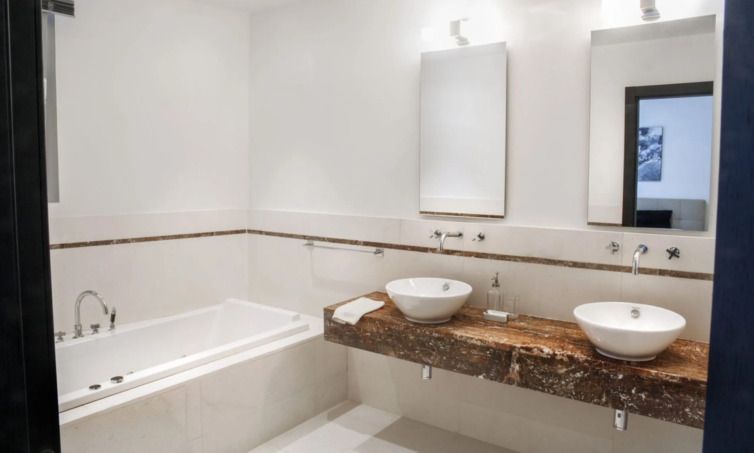 Prestigious five-bedroom villa nestled in the upscale neighborhood Meisho Hills of Sierra Blanca, Marbella. This luxurious property offers a spacious and exquisitely designed living space, perfect for those seeking a refined Mediterranean lifestyle.