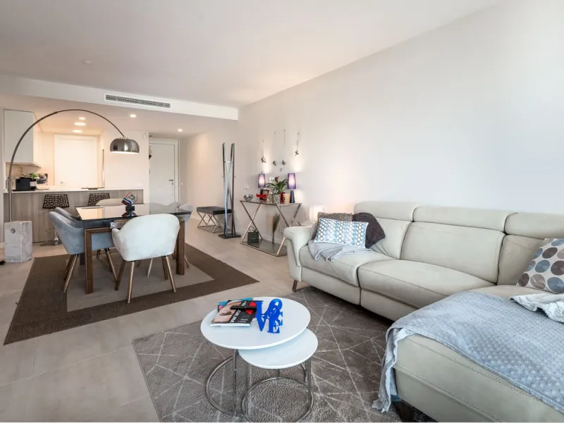 Nestled in the heart of the New Golden Mile, this enchanting 2-bedroom, 2-bathroom apartment offers a unique and captivating feature-mountain views that will take your breath away.