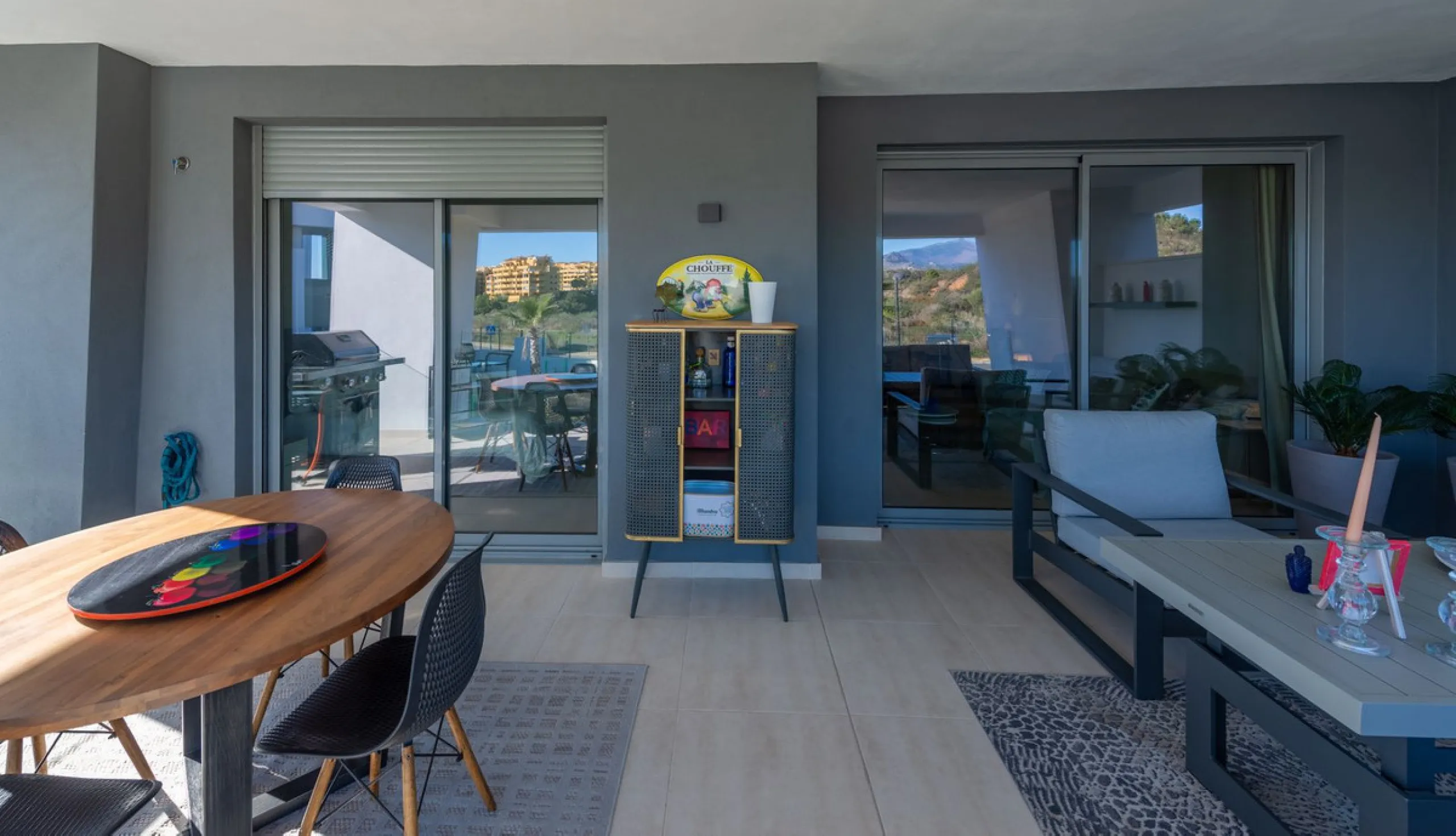 Nestled in the heart of the New Golden Mile, this enchanting 2-bedroom, 2-bathroom apartment offers a unique and captivating feature-mountain views that will take your breath away.