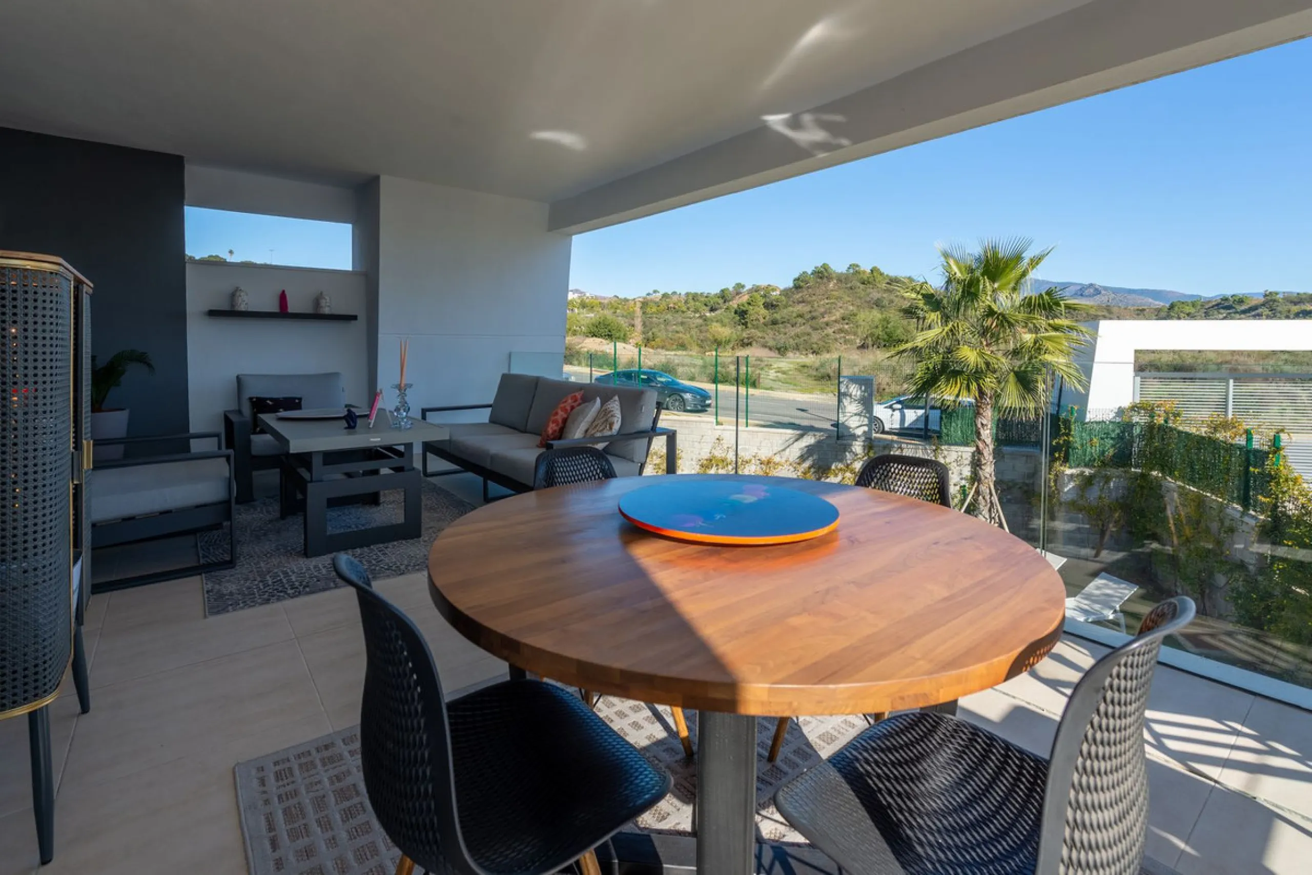 Nestled in the heart of the New Golden Mile, this enchanting 2-bedroom, 2-bathroom apartment offers a unique and captivating feature-mountain views that will take your breath away.
