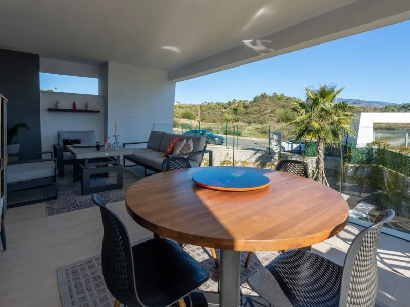 Nestled in the heart of the New Golden Mile, this enchanting 2-bedroom, 2-bathroom apartment offers a unique and captivating feature-mountain views that will take your breath away.