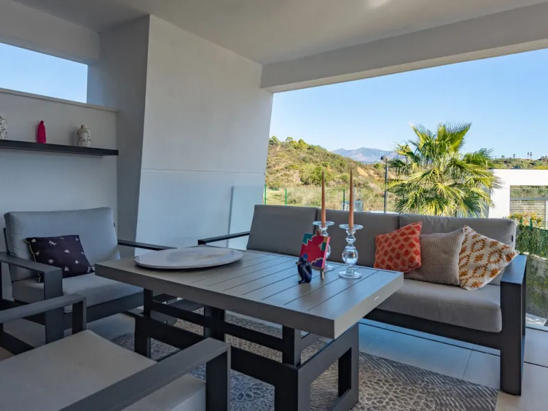 Nestled in the heart of the New Golden Mile, this enchanting 2-bedroom, 2-bathroom apartment offers a unique and captivating feature-mountain views that will take your breath away.