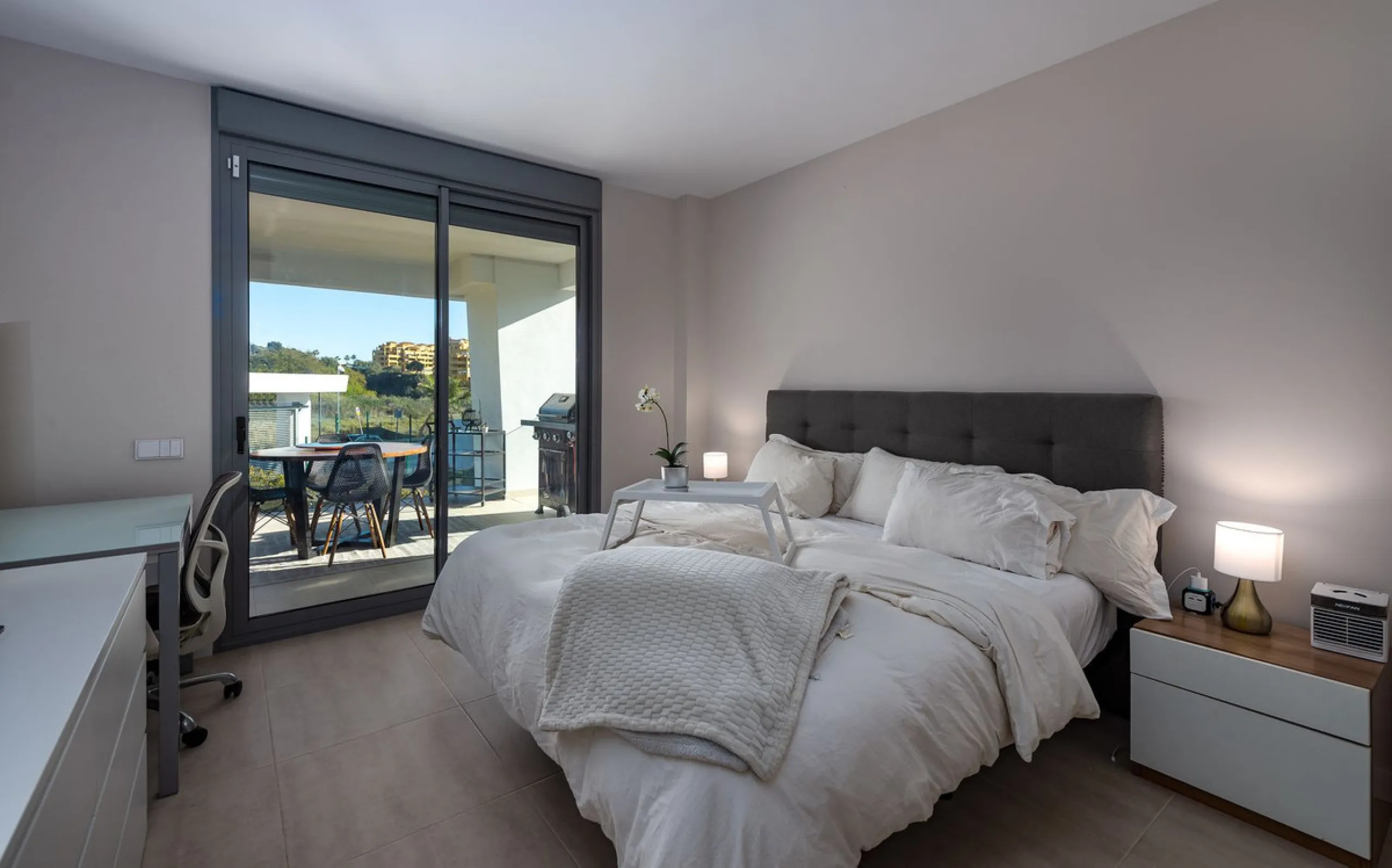 Nestled in the heart of the New Golden Mile, this enchanting 2-bedroom, 2-bathroom apartment offers a unique and captivating feature-mountain views that will take your breath away.