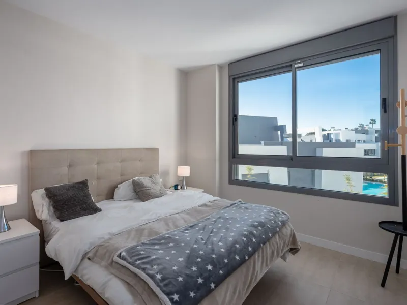 Nestled in the heart of the New Golden Mile, this enchanting 2-bedroom, 2-bathroom apartment offers a unique and captivating feature-mountain views that will take your breath away.
