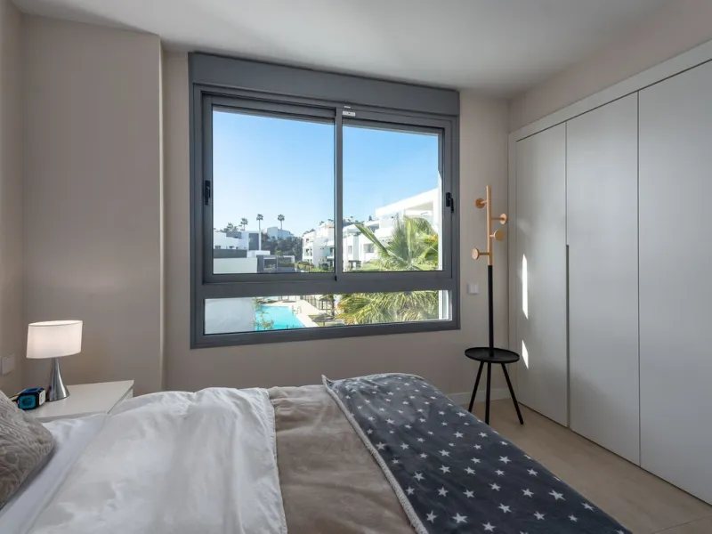 Nestled in the heart of the New Golden Mile, this enchanting 2-bedroom, 2-bathroom apartment offers a unique and captivating feature-mountain views that will take your breath away.