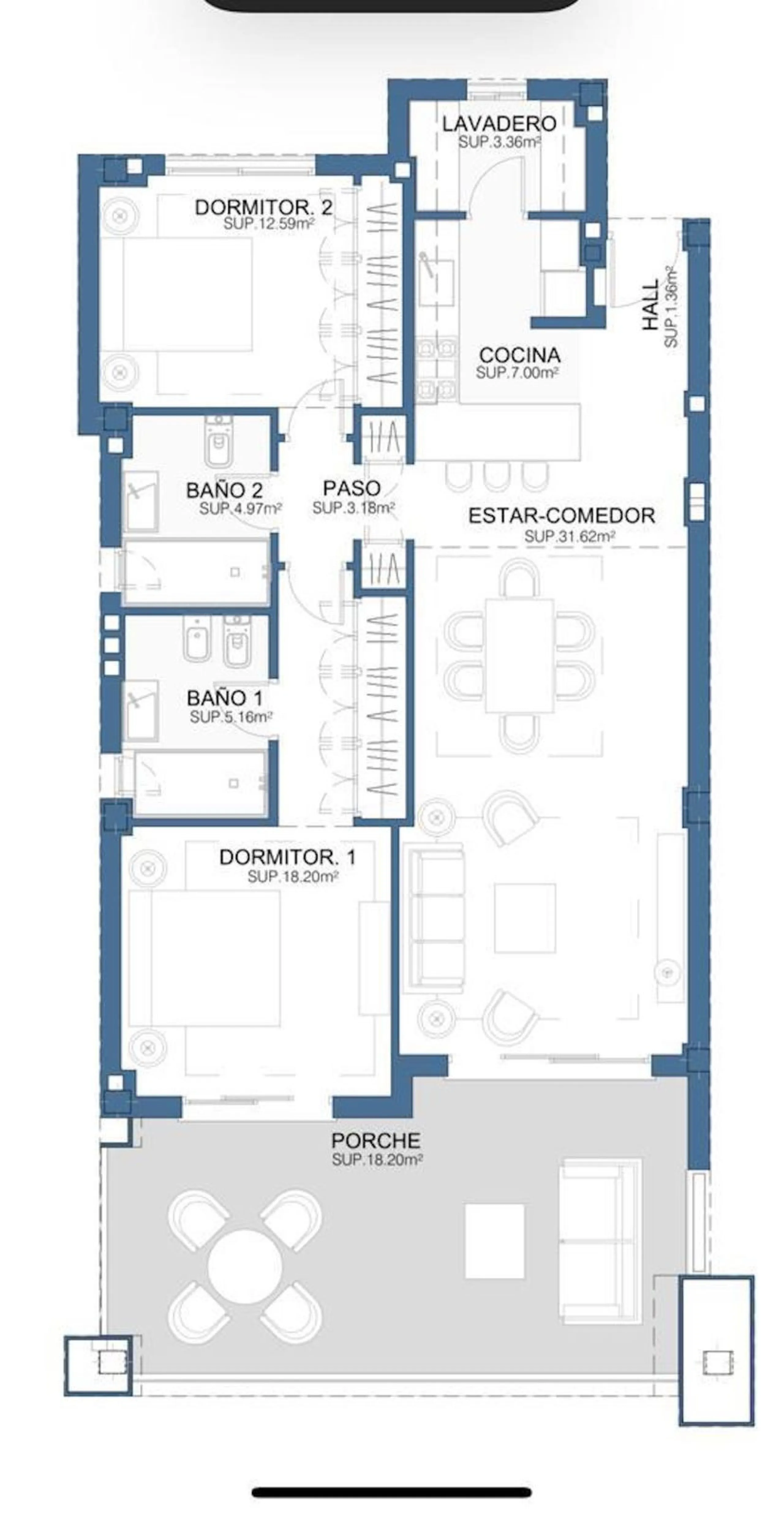 Nestled in the heart of the New Golden Mile, this enchanting 2-bedroom, 2-bathroom apartment offers a unique and captivating feature-mountain views that will take your breath away.