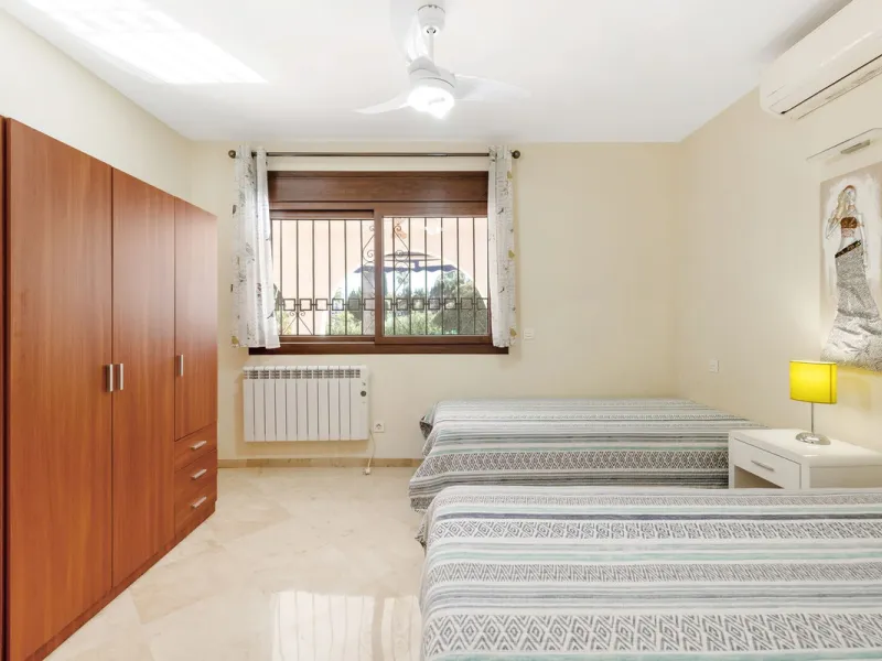 Villa "Casa Nina" is a characteristic Andalucian style modernised house, beautifully set in a tranquil location of Atalaya Alta, on the border between Estepona and Marbella - west of the enchanting Marbella city centre (10 min drive), and just a 5 minute 